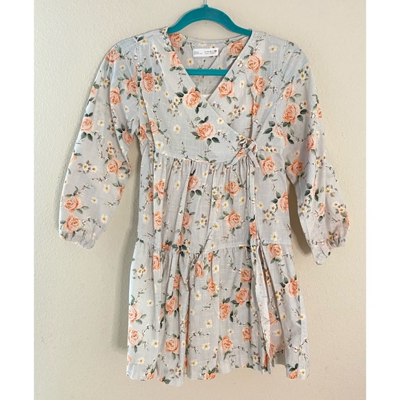 ZARA Kids ♡ Girls Floral Dress - Picture 1 of 9